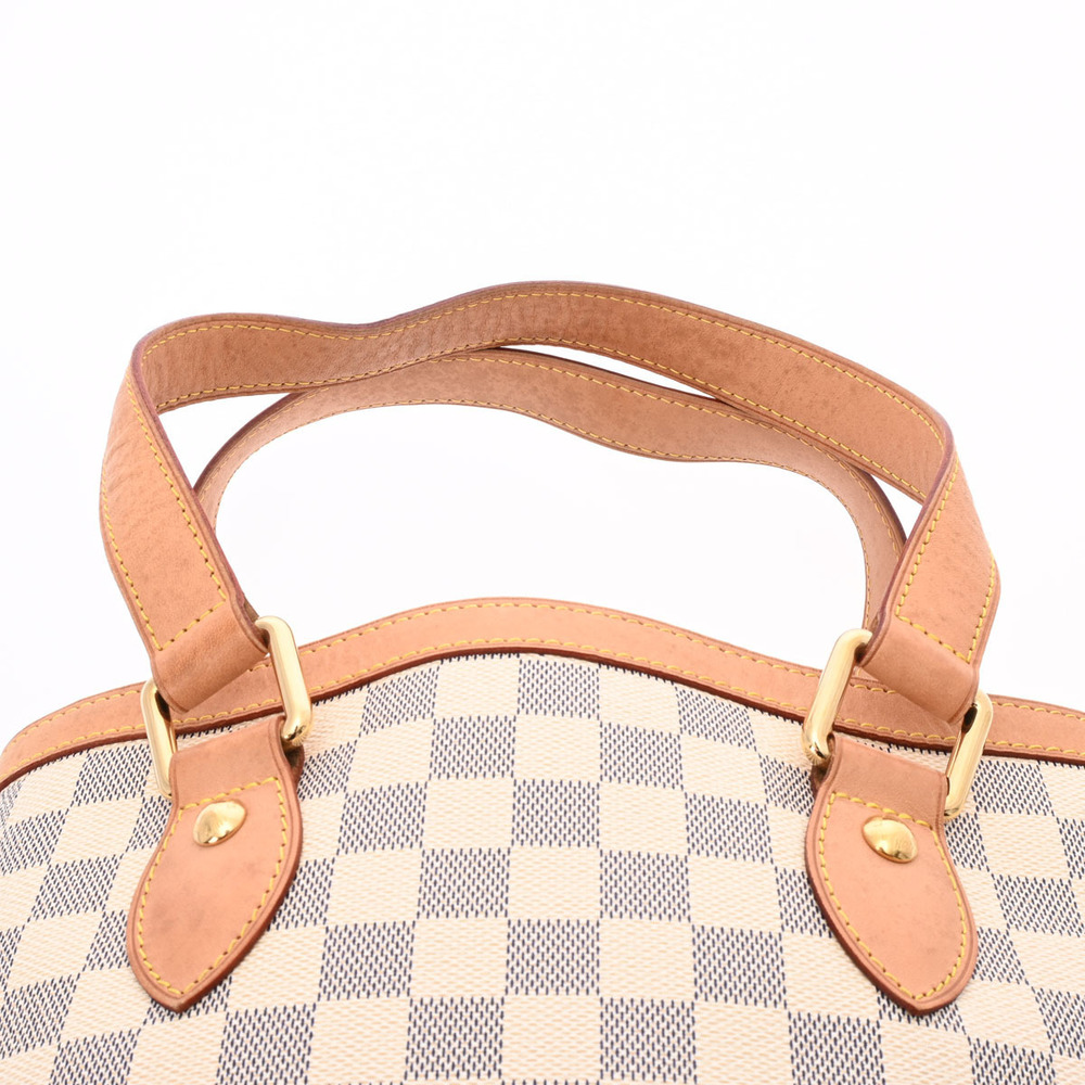 LOUIS VUITTON Damier Azur White Hampstead Canvas Handbag - Picture 4 of 9
